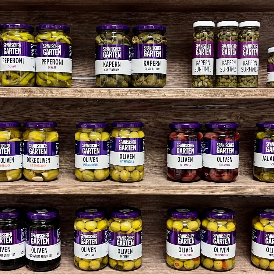 Oliven vom Spanischen Garten - spanische Lebensmittel